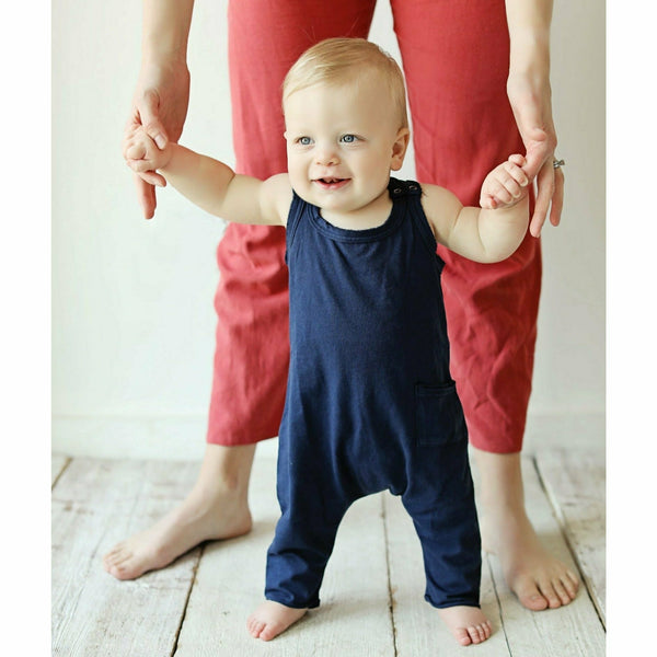 Navy hot sale romper baby